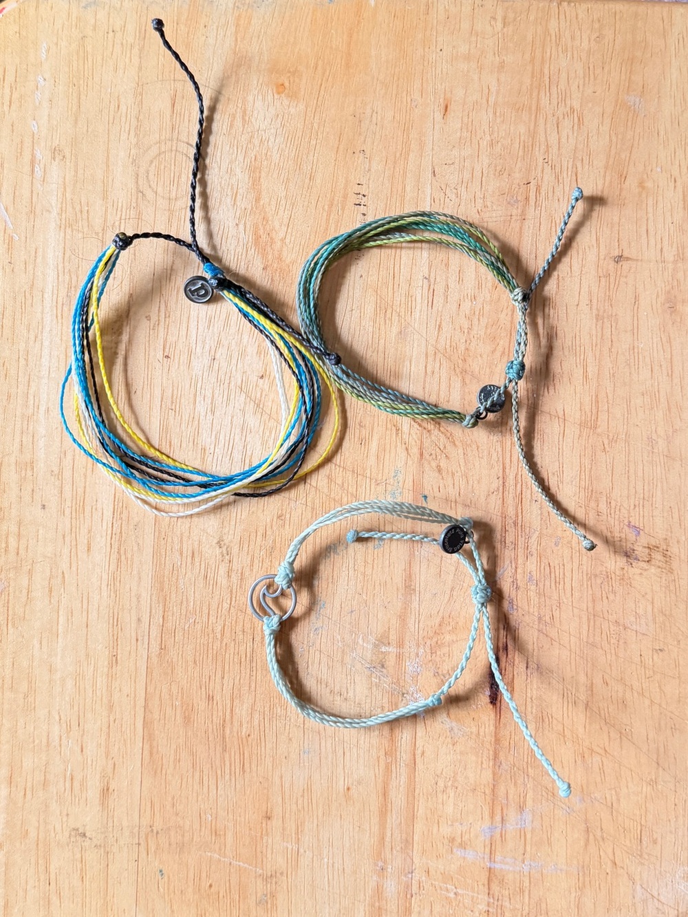 3 Pura Vida Multi-Strand Beach String Bracelets